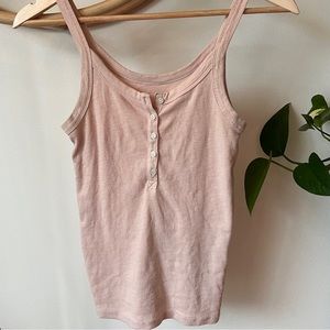 aerie light pink tank